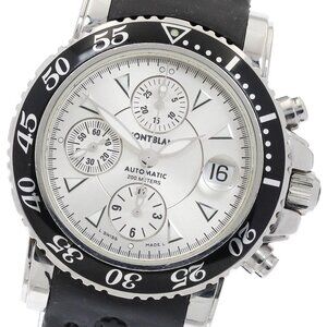 MONTBLANC Meisterstic 7034 Chronograph Silver Dial Automatic Men's Watch_894259